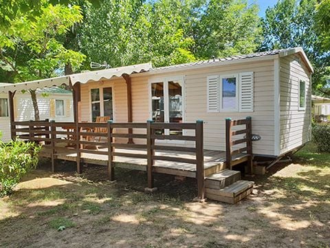 MOBILHOME 5 personnes - VISIO PREMIUM - 3 chambres - CLIM - TV - LV
