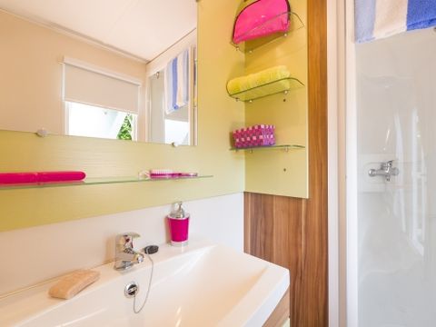 MOBILHOME 5 personnes - VISIO PREMIUM - 3 chambres - CLIM - TV - LV