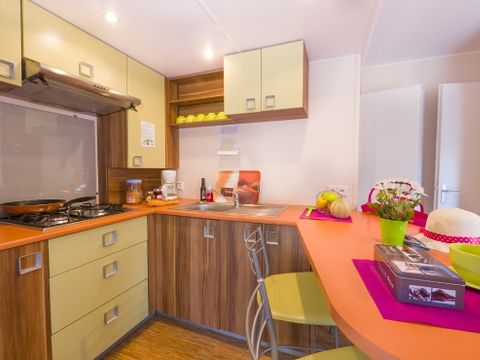 MOBILHOME 5 personnes - VISIO PREMIUM - 3 chambres - CLIM - TV - LV