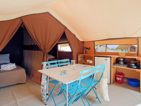 TENTE TOILE ET BOIS 4 personnes - Tente Ponza