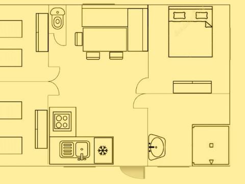 MOBILHOME 6 personnes - SUPER TITANIA