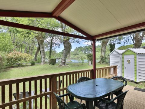 MOBILHOME 5 personnes - Mobil-Home Pêcheur 3 Pièces 5 Personnes + TV