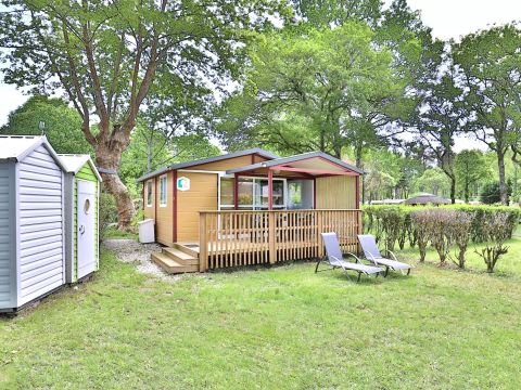 MOBILHOME 5 personnes - Mobil-Home Pêcheur 3 Pièces 5 Personnes + TV