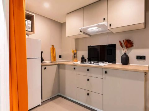 MOBILHOME 4 personnes - Mobil-Home Premium 3 Pièces 4 Personnes + TV