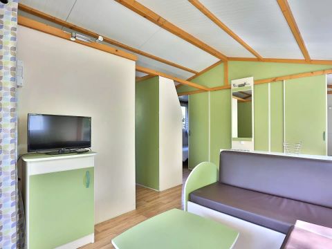 MOBILHOME 5 personnes - Mobil-Home Forêt L 3 Pièces 5 Personnes + TV