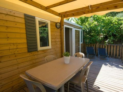 MOBILHOME 4 personnes - Terrasse 