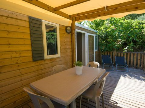 MOBILHOME 4 personnes - Terrasse 