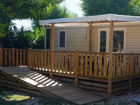 MOBILHOME 4 personnes - Cottage PMR adapté pour personnes à mobilité réduite - 30m² - 2 chambres