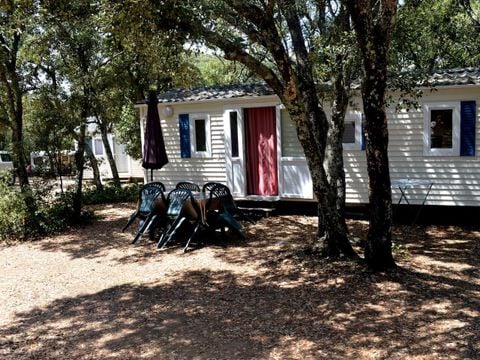 MOBILHOME 4 personnes - Confort Climatisé - 2 ch - 3 x 8m / Palmier et Olivier