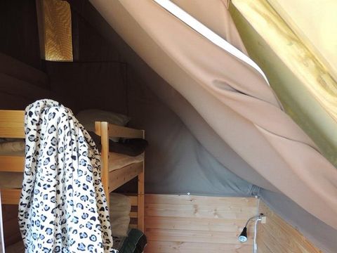 TENTE TOILE ET BOIS 4 personnes - Safari, 2 chambres (sans sanitaires)
