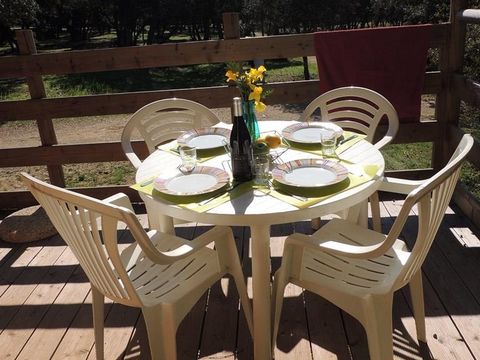 TENTE TOILE ET BOIS 4 personnes - Safari, 2 chambres (sans sanitaires)