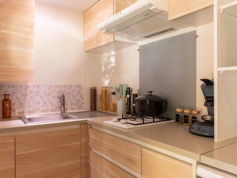 MOBILHOME 2 personnes - "AMOUREUX" 1 CHAMBRE