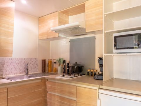 MOBILHOME 2 personnes - "AMOUREUX" 1 CHAMBRE