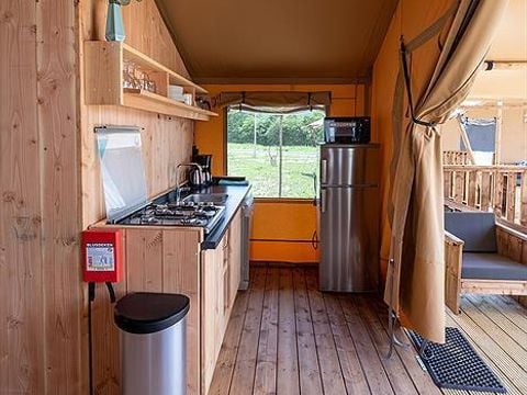 Tente en toile et en bois 7 personnes - SunLodge Taiga&Kambi