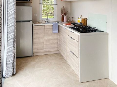 MOBILHOME 6 personnes - Comfort | 3 Ch. | 6 Pers. | Terrasse surélevée | Clim.