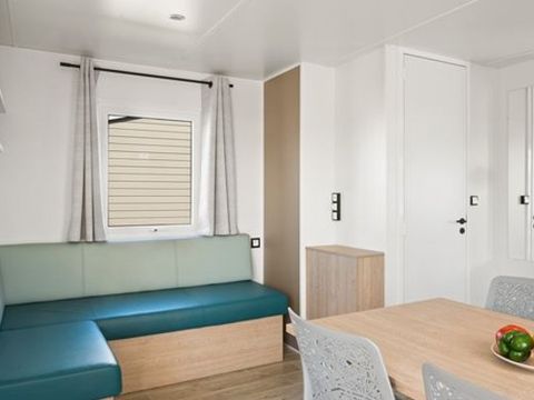 Mobilhome 6 personnes - Premium | 3 Ch. | 6 Pers. | Terrasse Lounge | Clim. | TV