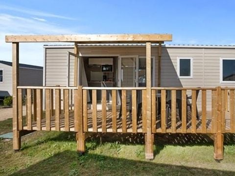 Mobilhome 6 personnes - Premium | 3 Ch. | 6 Pers. | Terrasse Lounge | Clim. | TV