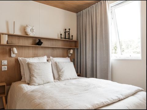 HÉBERGEMENT INSOLITE 4 personnes - Mobil home Cottage Premium 2 Chambres - climatisation - Lave vaiselle