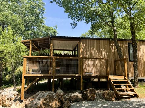 HÉBERGEMENT INSOLITE 4 personnes - Mobil home Cottage Premium 2 Chambres - climatisation - Lave vaiselle