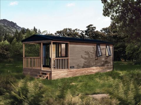 HÉBERGEMENT INSOLITE 4 personnes - Mobil home Cottage Premium 2 Chambres - climatisation - Lave vaiselle