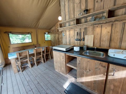 TENTE 4 personnes - LODGE - avec sanitaires