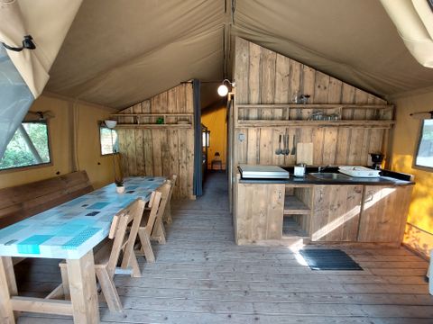 TENTE 4 personnes - LODGE - avec sanitaires