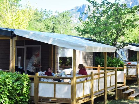 MOBILHOME 6 personnes - Mobil-home Montana Confort 3 Pièces 4/6 Personnes Climatisé + TV