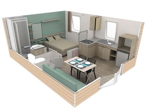 MOBILHOME 2 personnes - 1 chambre