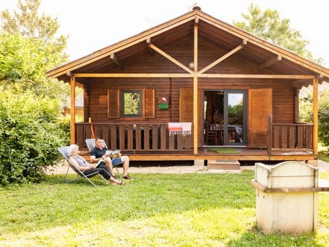 CHALET 4 personnes - 2 chambres climatisé CONFORT - 35m2+terrasse couverte 14m2