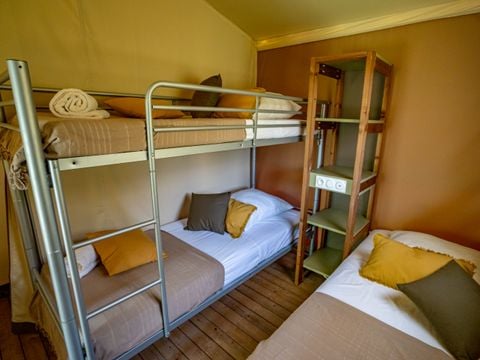 TENTE TOILE ET BOIS 5 personnes - Glamping Lodge