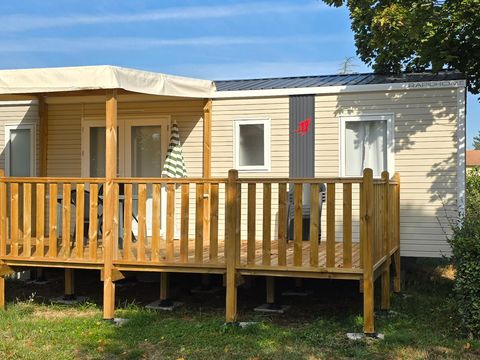 MOBILHOME 6 personnes - 3 CHAMBRES AVEC TERRASSE