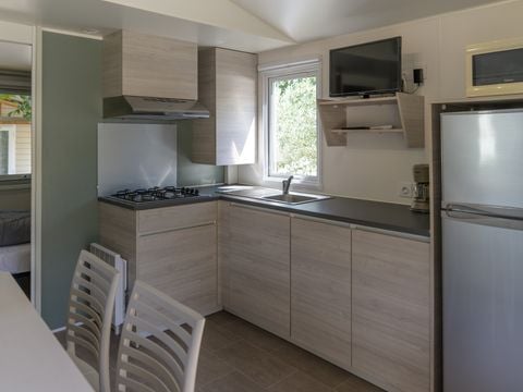 Mobilhome 2 personnes - BEVERA 20m² - 1 chambre