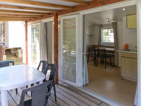 Mobilhome 6 personnes - RIVIERA 29m² - 2 chambres - 1 canapé - Convertible