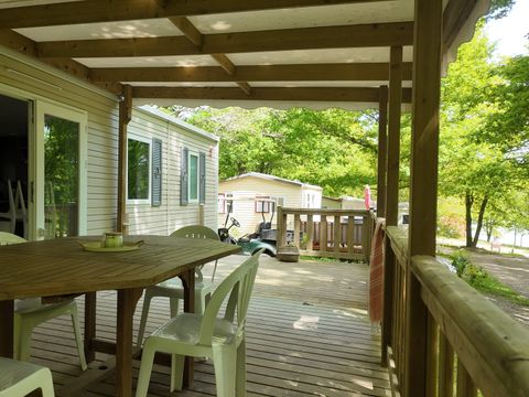 MOBILHOME 4 personnes - MOBIL HOME CONFORT BOIS 64