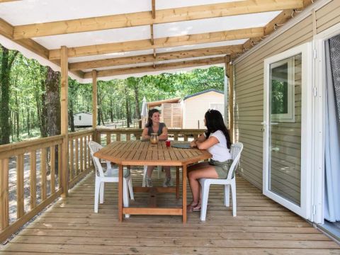 MOBILHOME 4 personnes - Mobil-Home Confort Bois 3 Pièces 4 Personnes