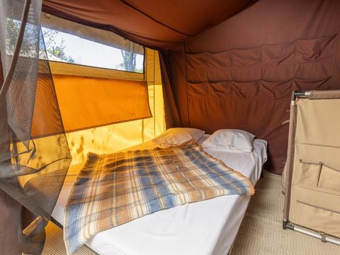 TENTE 5 personnes - Ciela Nature Lodge - 2 chambres - Cuisine – Salle de bain
