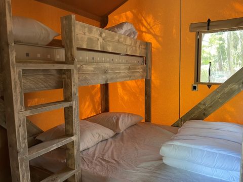 TENTE TOILE ET BOIS 5 personnes - Lodge Safari