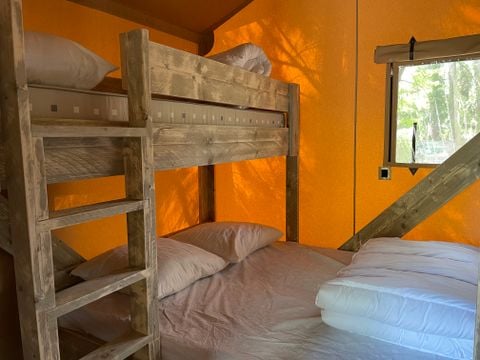 TENTE TOILE ET BOIS 5 personnes - Lodge Safari