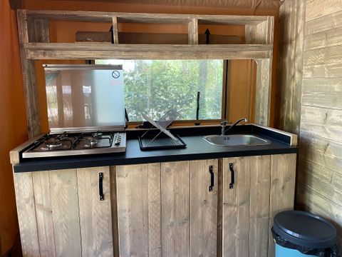 TENTE TOILE ET BOIS 5 personnes - Lodge Safari
