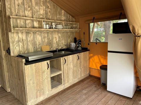 TENTE TOILE ET BOIS 6 personnes - Lodge Safari
