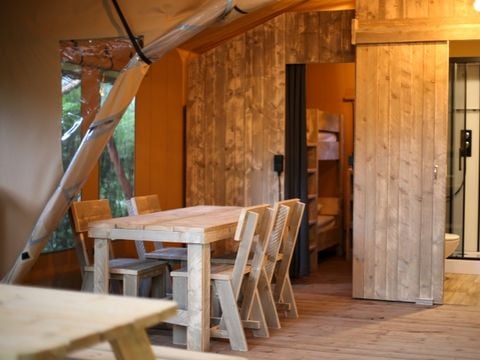 TENTE TOILE ET BOIS 4 personnes - Lodge Safari 27 m²