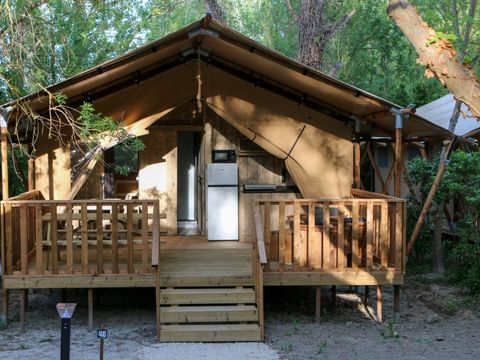TENTE TOILE ET BOIS 4 personnes - Lodge Safari 27 m²