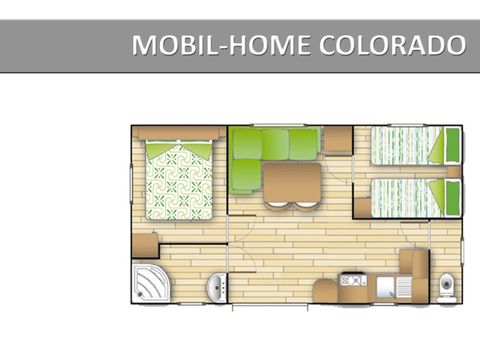 MOBILHOME 6 personnes - COLORADO CONFORT.