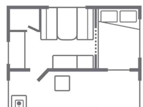 CARAVANE 2 personnes - (Sans sanitaires)