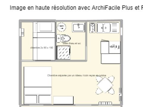 CHALET 4 personnes - CHALET 24 m² avec sanitaires