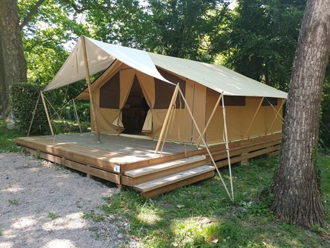 TENTE TOILE ET BOIS 5 personnes - Lodge Cabanon Classic
