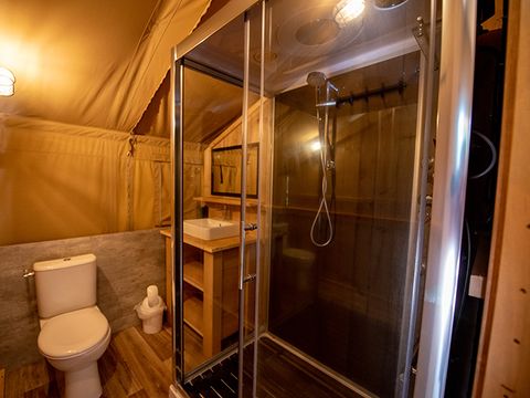 Tente en toile et en bois 4 personnes - Safari lodge