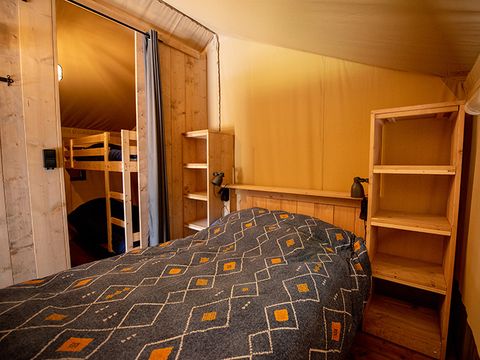 Tente en toile et en bois 4 personnes - Safari lodge
