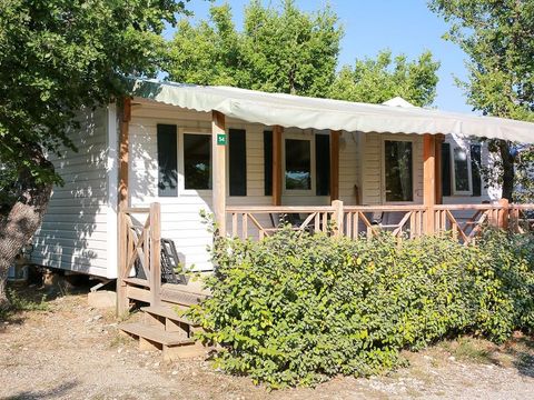 MOBILHOME 6 personnes - Confort 30m² (3 chambres) + terrasse couverte 10m²