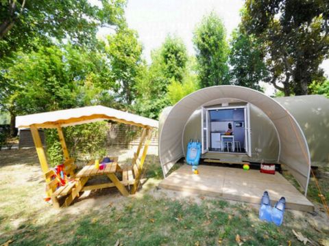 TENTE TOILE ET BOIS 4 personnes - Coco sweet 2 chambres 4 personnes